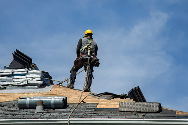 Professional Roof Installation technician working in Hellertown, PA